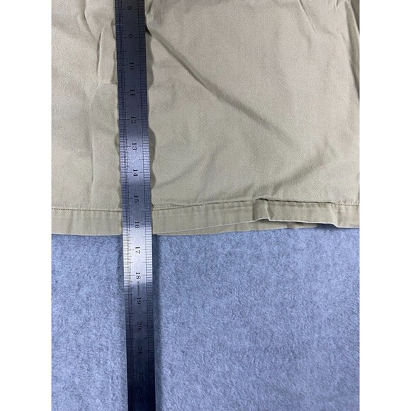 NY Khakis Skirt Women's 12‎ Tan 100% Cotton Pockets Flat Front Casual Safari - Picture 11 of 12